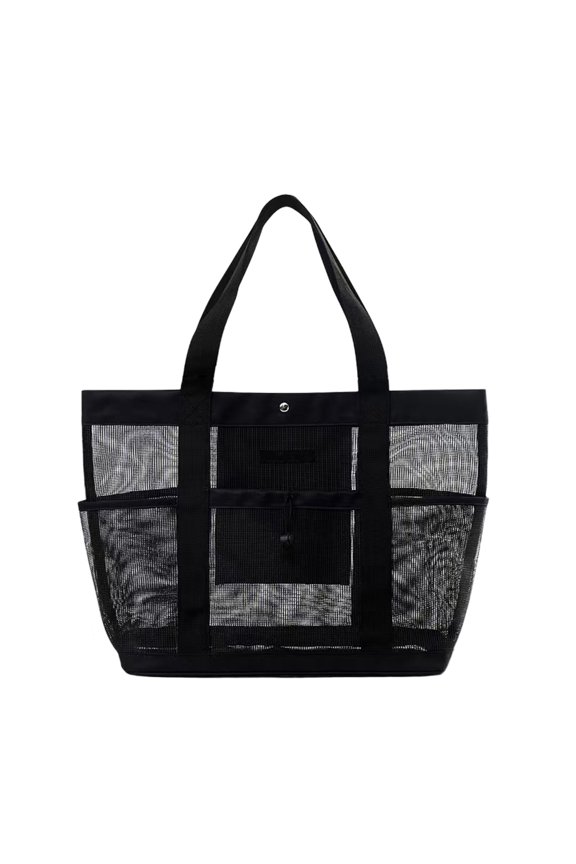 5 Compartments Mesh Shower Rack Portable Dry Hanging Wash Bag for College Dorm, Travel, Camping, Beach, Swimming, Gym, Multifunctional Tote Bag for Everyday Use