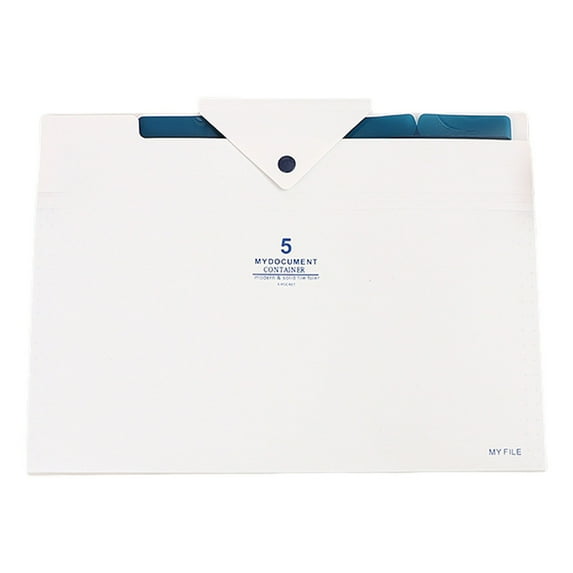 Yonrjhukm A4 Accordion File Folder, Multi-Pocket Organizer, Expandable File Classification Bag for Exam Papers and Office Supplies, Durable Plastic Storage Solution