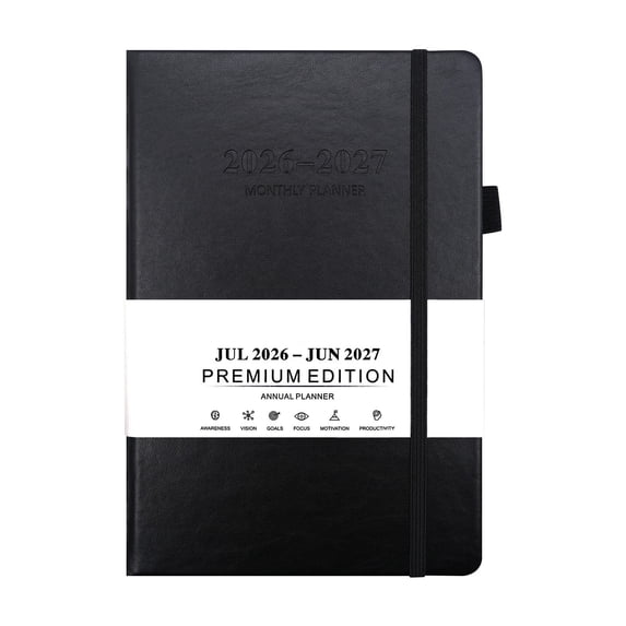 Yonrjhukm A5 Bilingual Planner 2026-2027, Chinese and Engli…
