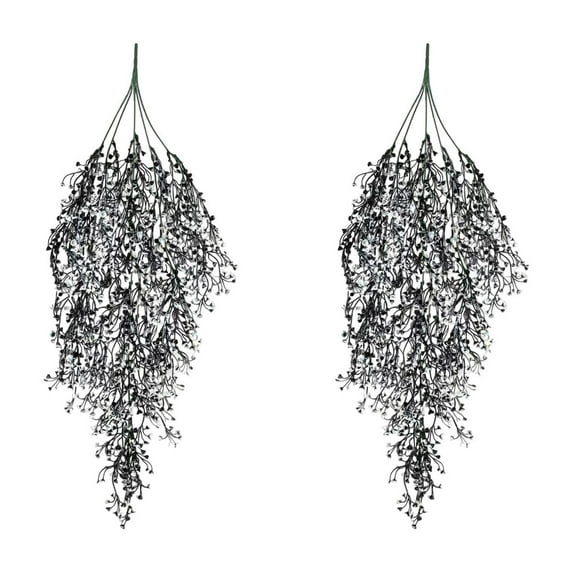 Yonrjhukm Artificial Hanging Plants, Fake Vines for Home Decoration, Rattan Wall Decor, Faux Greenery for Indoor and Outdoor, Wedding and Garden Decoration, Simulation Plants