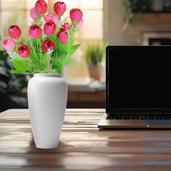 Yonrjhukm Artificial Tulips Magnolia Buds Simulation Flowers, Lifelike Home Decoration, 15 Buds, Durable Plastic, Realistic Texture, Outdoor & Indoor Use, Flexible & Waterproof Design