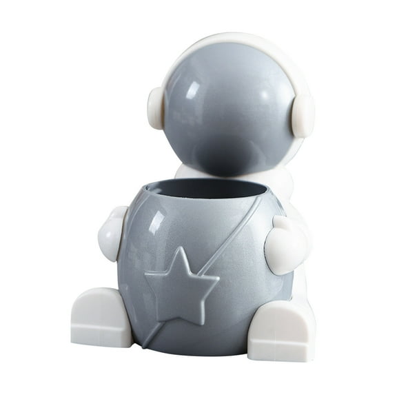 Yonrjhukm Astronaut Storage Box, Wall Mounted Desktop Organizer for Office Supplies, Cosmetics, and Kitchen Items, Unique Pentagon Design, Lightweight and Eco-Friendly