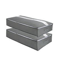 Yonrjhukm Under Bed Storage Bags, Breathable Non-Woven Fabric, Large Capacity Organizer with Clear Window, Reinforced Handles & Sturdy Zipper for Clothes, Blankets, Toys, and More