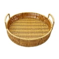 thumbnail image 1 of Yonrjhukm Cane Woven Storage Basket, Multi-Purpose Organizer for Snacks, Toiletries, and Small Items, Decorative and Functional Storage Solution for Home and Office, 1 of 6