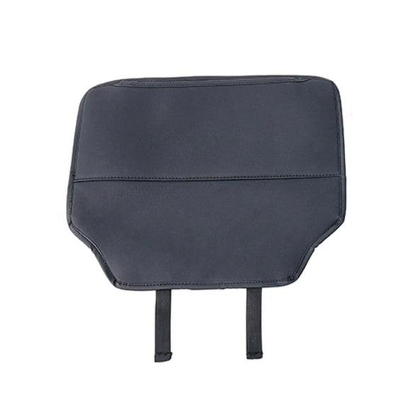 Yonrjhukm Car Rear Seat Protector Pad, Synthetic Leather Kick Pad with Storage Bag, Watertight and Scratch Proof, Easy to Install Back Seat Cover for Kids and Passengers