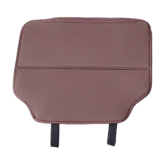Yonrjhukm Car Rear Seat Protector Pad, Synthetic Leather Kick Pad with Storage Bag, Watertight and Scratch Proof, Easy to Install Back Seat Cover for Kids and Passengers