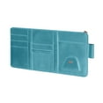 thumbnail image 1 of Yonrjhukm Car Visor Storage Bag, Multi-Function Organizer for Cards, Glasses, and Documents, Easy Installation Clip for Car Sun Visor, Includes Zip Pocket and Mesh Pocket, 1 of 5