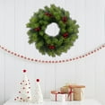 thumbnail image 1 of Yonrjhukm Christmas Wreath Imitation Pines Needle Vines, Holiday Decoration for Door and Window, Festive Home Decor with Realistic Design, Easy to Hang, Perfect Gift Idea, 1 of 5