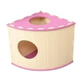 thumbnail image 1 of Yonrjhukm Comfortable Multi-Cats Fan-Shaped Enclosed Pet Bed, Scratch-Proof, Deep Sleep Haven for Active Cats, Tool-Free Assembly, Space-Saving Design, Durable Felt Construction, 1 of 6