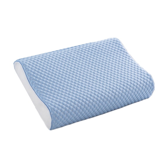 Yonrjhukm Cool Down Pillowcase for Memory Foam and Latex Pillows, Breathable Ice Silk Polyester Cover, Hotel Quality with Neck Support and Easy Wash Design