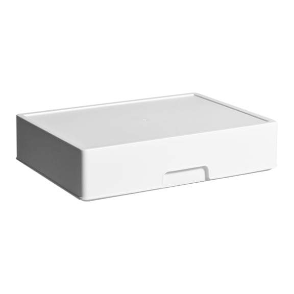 Yonrjhukm Cosmetic Storage Organizer, Multifunctional Plastic Drawer Organizer with Secure Lid and Bottom Heightened Design, Ideal for Cosmetics, Sundries, and Small Items Storage