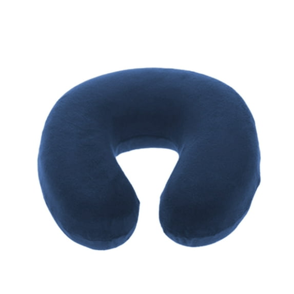 Yonrjhukm Cotton U Shaped Pillow Travel Pillow Crystal Velvet Comfortable Neck Pillow Office Nap Gift