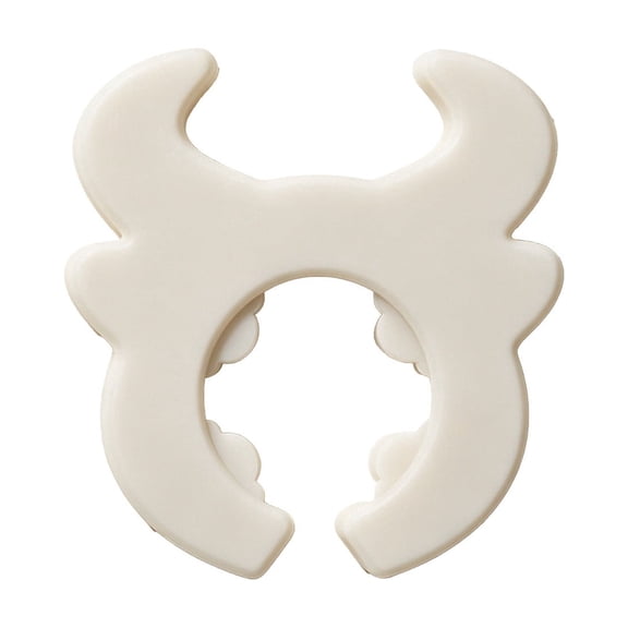 Yonrjhukm Cow Shape Silicone Pot Side Spoon Rest Clip, Multi-Functional Kitchen Utensil Holder for Spatulas and Cooking Tools, Heat Resistant Food Grade Silicone Gadget, Keeps Kitchen Clean