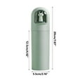 thumbnail image 1 of Yonrjhukm Creative Press Button Travel Wash Cup, Portable Toothbrush and Toothpaste Storage Box, Sealed Mouthwash Cup for Travel and Home Use, Food Grade Material, 1 of 4