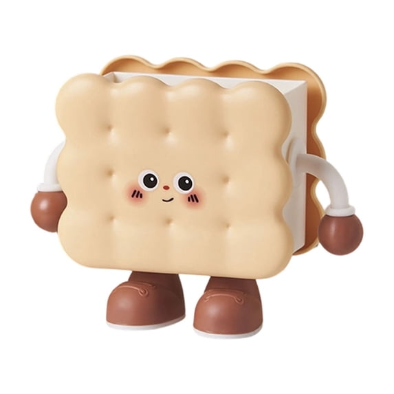Yonrjhukm Cute Animation Snack Shaped Pen Container, Adorable Desktop Storage Organizer with Facial Details for Home and Office Decor, Fun and Functional Desk Accessory
