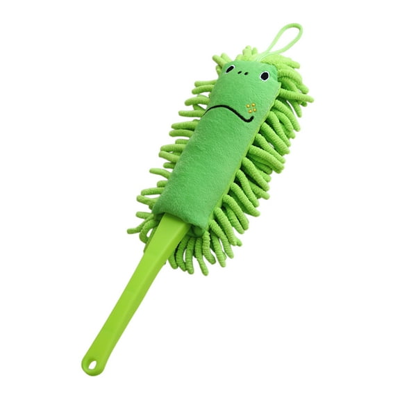 Yonrjhukm Cute Cartoon Duster Cleaning Brush, Fine Fiber Dusting Tool for Efficient Cleaning of Furniture and Appliances, Soft, Non-Damaging Material with Hanging Storage