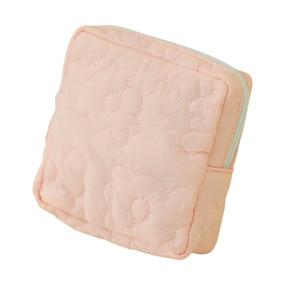 Yonrjhukm Cute and Convenient Sanitary Napkin Storage Bag, Large Capacity Pouch for Menstrual Pads, Waterproof Zippered Kit, Ideal First Period Gift for Women and Teens