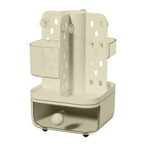 Yonrjhukm Cute Desk Organizer, Modern Pencil Cup for Office and Study, Flexible Storage Rack with Drawer for Stationery and Accessories, Trendy Desktop Accessory