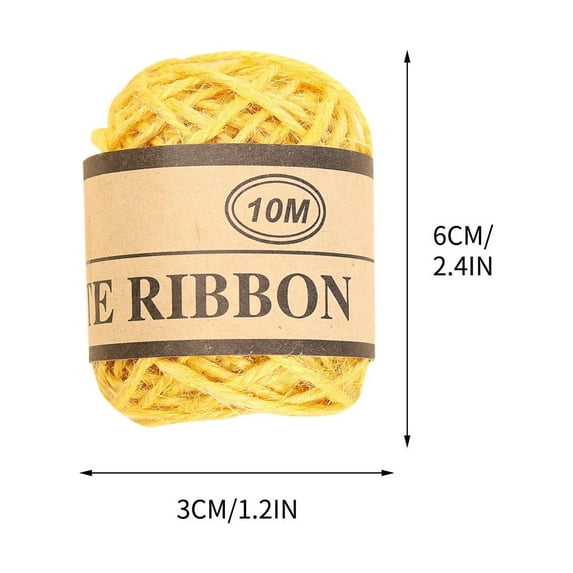 Yonrjhukm Decorative Colored Hemp Rope DIY Auxiliary Material Used for Hanging Tag Photo Wall