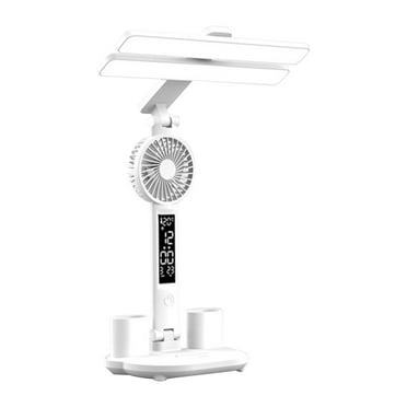 Yonrjhukm Desk Lamp with Pencil SharpenerStudy Office Eye Care Desk Lamp Reading Lamp Foldable Desk Lamp Large Capacity Battery Gift