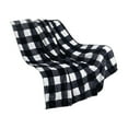 thumbnail image 1 of Yonrjhukm Double Sided Fleece Plaid Blanket, Soft Polyester Flannel Heavy Blanket for Sofa, Office, and Outdoor Use, Stylish Multipurpose Gift Blanket for Warmth and Comfort, 1 of 8
