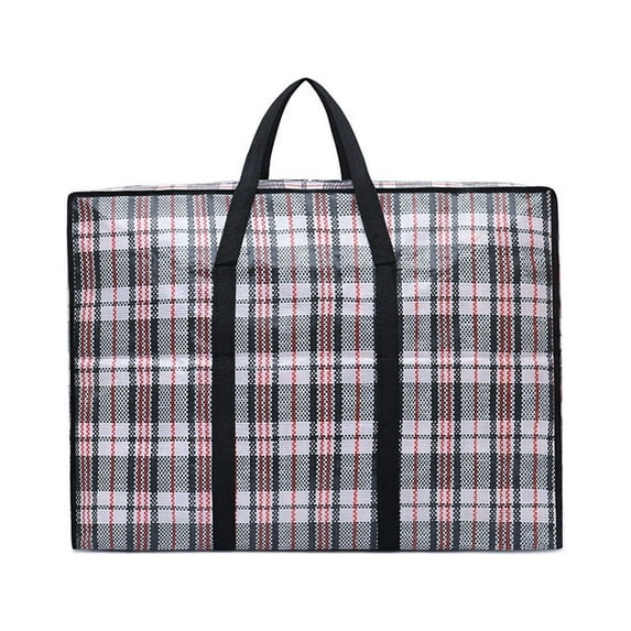 Yonrjhukm Extra Large Storage Bag for Bedding, Comforters, Blankets, Clothes, Durable Polyester Organizer with Strong Handles and Premium Zippers, Foldable Design for Space Saving