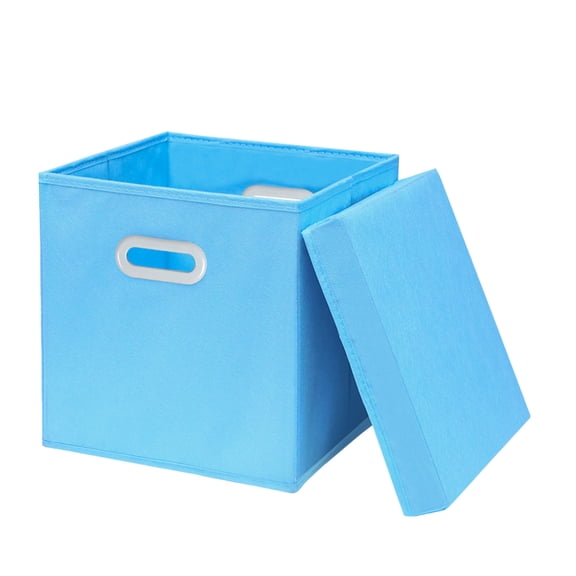 Yonrjhukm Fabric Storage Box, Foldable Drawer Organizer, Cloth Storage Solution with Lid for Home and Car, Practical and Stylish Storage for Clothes, Toys, and Accessories