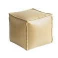 thumbnail image 1 of Yonrjhukm Faux Leather Pouf Ottoman Footstool, Unstuffed Pouf Cover for Storage and Seating, Versatile Indoor Outdoor Cushion, Durable Water-Resistant Footrest, 1 of 7