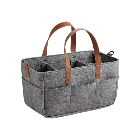 Yonrjhukm Foldable Storage Bag, Portable Multifunctional Diaper Caddy with Changeable Compartments for Nursery, Breast Pump Organizer, Travel, and Car Use