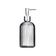thumbnail image 1 of Yonrjhukm Glass Refill Bottle for Hand Soap, Lotion, and Shampoo, Elegant Bathroom Dispenser, Multi-Use Travel Container, Space-Saving and Leak-Proof Design, Ideal for Home and Office, 1 of 6