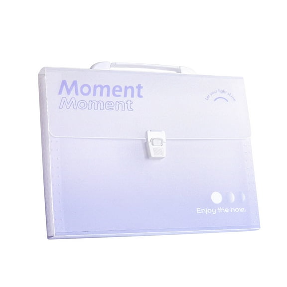 Yonrjhukm Gradient Handheld Organ Bag, A4 Multi-Layer Test Paper Storage Folder, Large Capacity Document Wallet, Portable File Manager for Home, Office, and Travel
