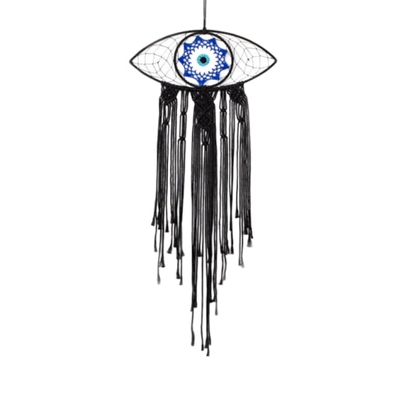Yonrjhukm Hand Woven Cotton Macrame Wall Hanging Dreamcatcher, Boho Home Decor for Bedroom, Living Room, and Entryway, Ideal Gift for Housewarming and Festivals