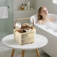 thumbnail image 1 of Yonrjhukm Handheld Shower Basket with Dry and Wet Separation, Large Capacity Bathroom Storage Organizer, Durable Plastic Wash Basket for Toiletries, Ideal for Dormitory Use, 1 of 6