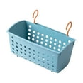 thumbnail image 1 of Yonrjhukm Hanging Storage Basket for Kitchen, Bathroom, and Pool, Wall-Mounted Plastic Organizer with Ventilation and Adjustable Hooks, Versatile and Space-Saving Design, 1 of 7