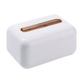thumbnail image 1 of Yonrjhukm High End Plastic Paper Towel Box for Living Room and Restaurant, Cute Toaster Design Napkin Storage Dispenser for Home and Office Decor, 1 of 6