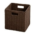 thumbnail image 1 of Yonrjhukm Imitation Rattan Woven Storage Basket, Foldable Organiser for Clothes, Toys, and Sundries, Multifunctional Home Storage Solution, Easy to Clean and Maintain, 1 of 7