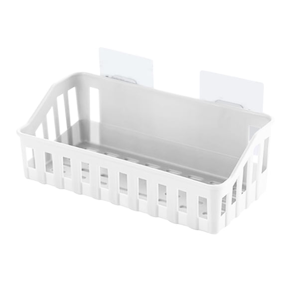 Yonrjhukm Innovative No Punch Bathroom Shower Shelf, Hanging Shampoo Basket for Toilet Storage, Space-Saving Organizer for Modern Bathrooms and Outdoor Use