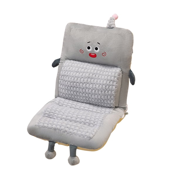Yonrjhukm Integrated Office Seat Cushion with Backrest, Comfortable Waist Protection and Double-Sided Design for Home, Dormitory, and All Seasons, High Resilience Polyester Fiber Cushion