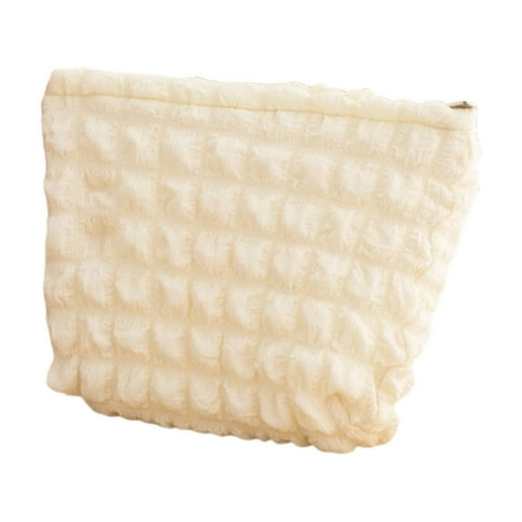 Yonrjhukm Intricate Patterns Knitted Cosmetic Bag, Portable Color-Blocked Makeup Pouch, Striped Hand-Take Storage Bag, Multi-Scenario Pencil Case for Daily Travel and Organization