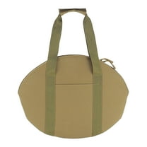 Yonrjhukm Iron Skillet Bag, Waterproof Frying Pan Storage Case for Barbecue, Camping, Hiking, Outdoor Cookware, Durable Cloth Chef Bag with Handle