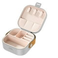 thumbnail image 1 of Yonrjhukm Jewelry Organizer, Earring Ring Display Storage Box Case, Multi-Functional Flannel Tray for Necklaces, Earrings, Watches & Lipsticks, Portable Design, Durable Construction, 1 of 1