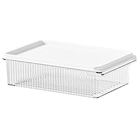 Yonrjhukm Kitchen Storage Box, Food Grade Freezer Sealing Container, Stackable Refrigerator Storage Solution for Fruits, Vegetables, and Meat Preservation, Durable & Odorless