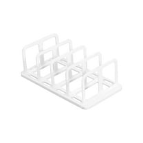 Yonrjhukm Large Bookshelf Book Support, Desktop Storage Organizer with Durable Plastic Book Stand and Non-Slip Design, Efficient Space Utilization and Portable