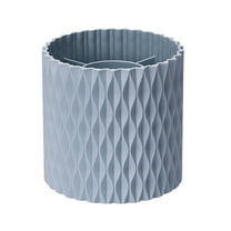 Yonrjhukm Large Capacity Cosmetic Brush Storage Box, Portable Makeup Organizer with Five Compartments for Brushes and Lipsticks, Durable, Washable ABS Material