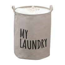 Yonrjhukm Large Capacity Laundry Basket, Foldable Storage Bags with Drawstring for Clothes, Toys, Travel & Home Use, Moistureproof and Portable Design