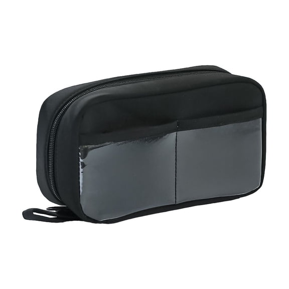 Yonrjhukm Large Capacity Pencil Pen Case, High Quality Storage Pouch with 5 Compartments, Multi-Functional Organizer for Office, Home, and Travel, Easy Grip Handle