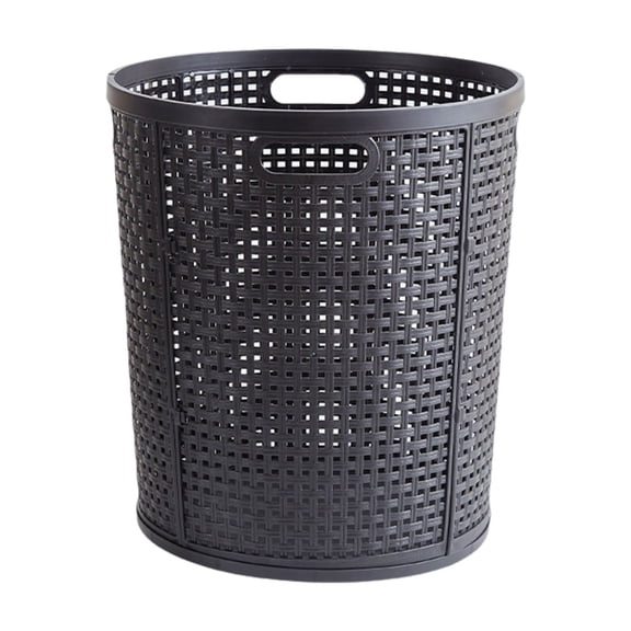 Yonrjhukm Large Capacity Plastic Laundry Hamper, Sturdy Storage Basket for Clothes and Toys, Durable, Easy to Handle, Ventilated Design for Odor Prevention, Ideal for Home Organization