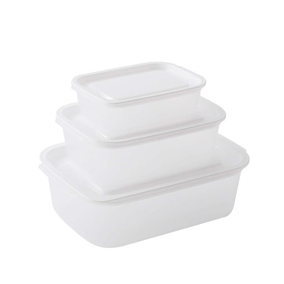 Yonrjhukm Large Capacity Refrigerator Storage Box, Transparent Food Storage Container, Sealed Jar for Fruits, Vegetables, Grains & Snacks, Kitchen Organization Solution