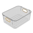 thumbnail image 1 of Yonrjhukm Large Capacity Transparent Storage Box with Lid, Stackable Organizer for Cosmetics, Snacks, and Gadgets, Durable Soot-Proof and Moisture-Proof Design for Home and Office Use, 1 of 6