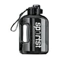 thumbnail image 1 of Yonrjhukm Large Capacity Water Cup, Portable Plastic Sports Fitness Bottle for Home, Lightweight Design, Eco-Friendly, Includes Carrying Rope and Straw, Perfect for Outdoor Adventures, 1 of 8